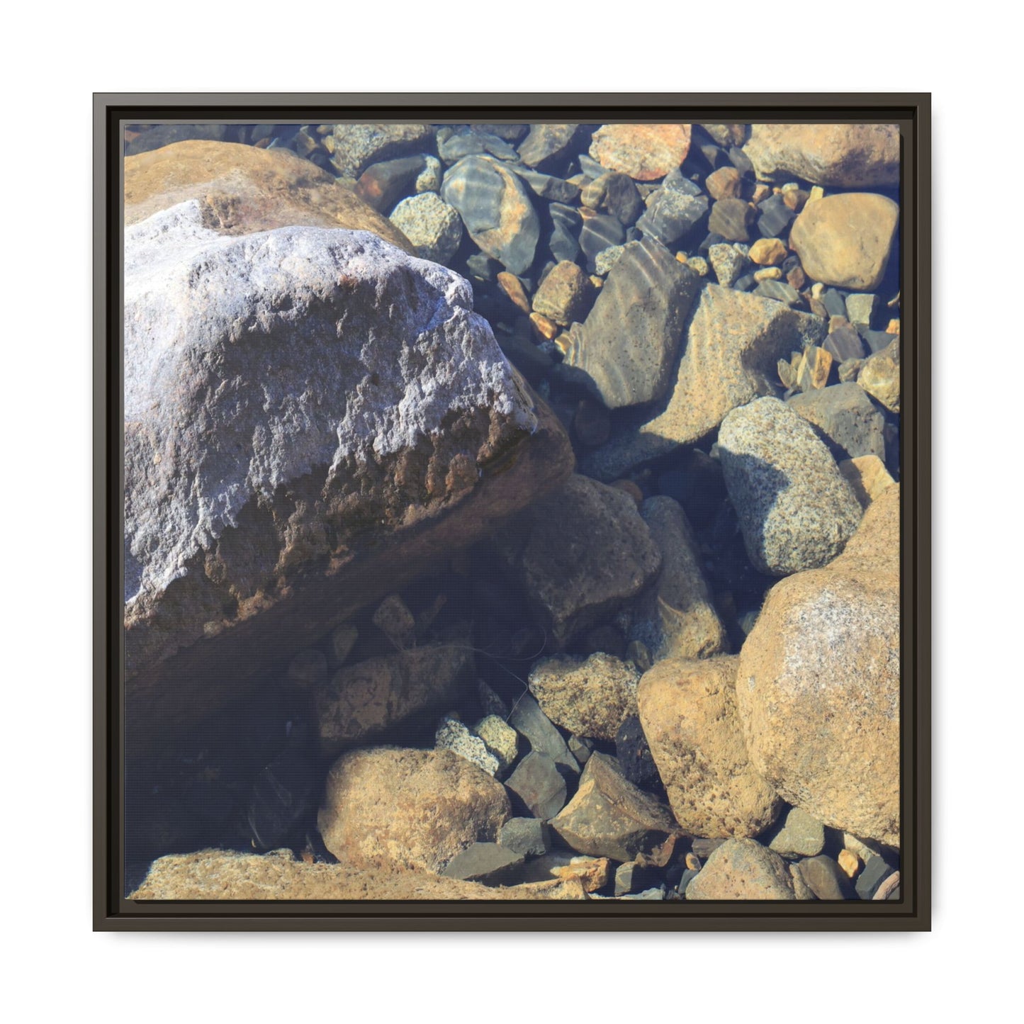 Stone Sanctuary - Unique Stretched Canvas Wall Art