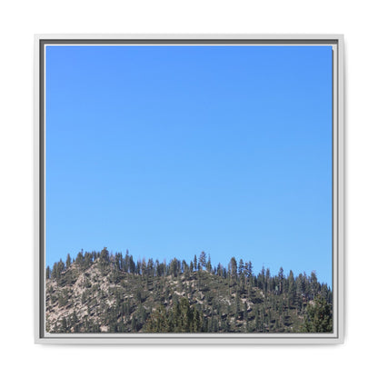 Blue Silence - Unique Stretched Canvas Wall Art