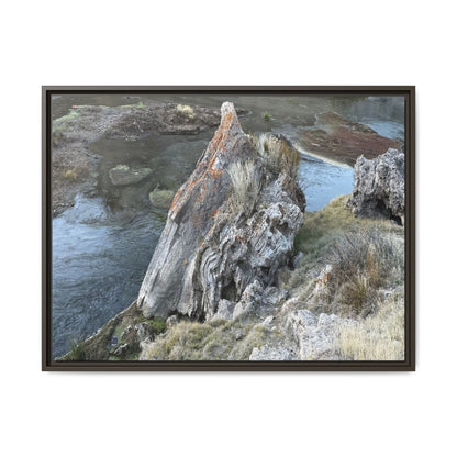 Carved by Water - Unique Stretched Canvas Wall Art