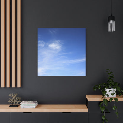 Blue Breath - Unique Frameless Canvas Wall Art - Art By Earth