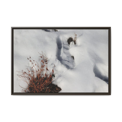 Frostbound Whispers - Unique Stretched Canvas Wall Art