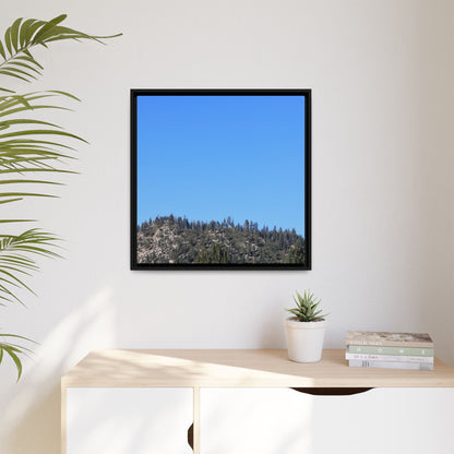 Blue Silence - Unique Stretched Canvas Wall Art