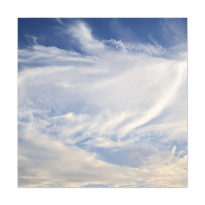 Whispers of Celestial Breath - Unique Frameless Canvas Wall Art - Art By Earth