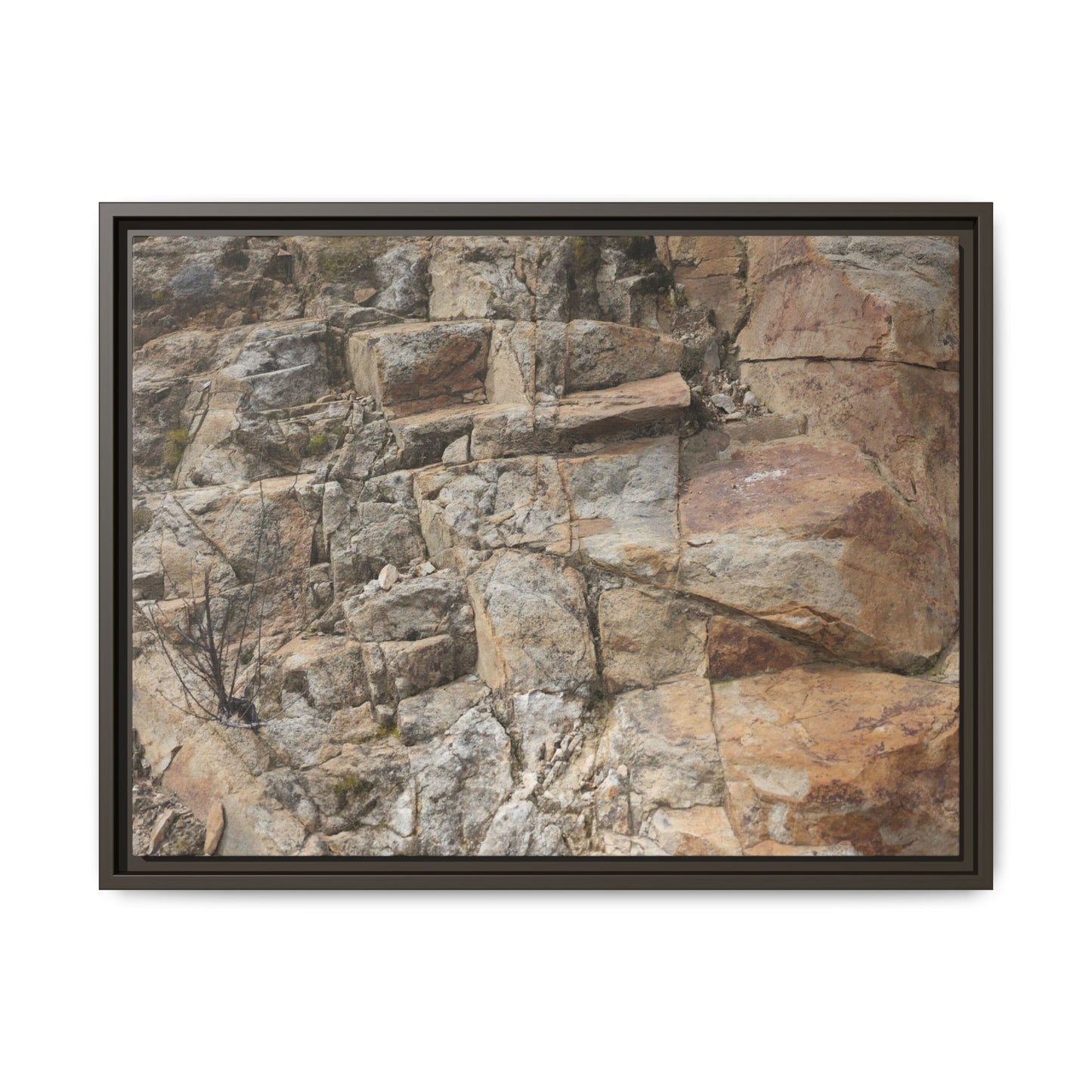 Sandstone Symphony - Unique Stretched Canvas Wall Art - Art By Earth