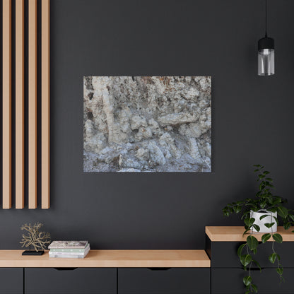 Cracked Earth Whispers - Unique Frameless Canvas Wall Art
