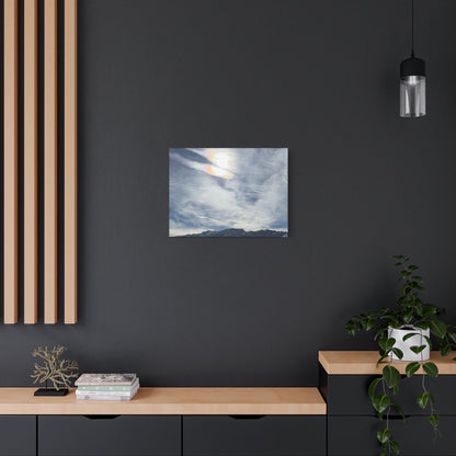 Whispers of Mountain Solitude - Unique Frameless Canvas Wall Art