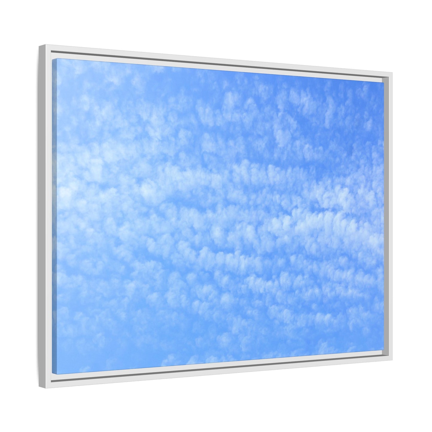 Wispy Blue Dreams - Unique Stretched Canvas Wall Art - Art By Earth