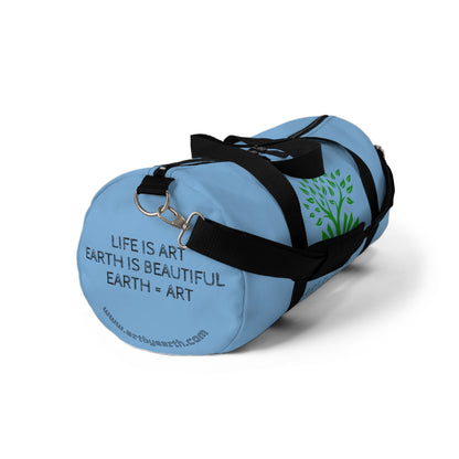 Blue - Z - ART BY EARTH DUFFEL BAG