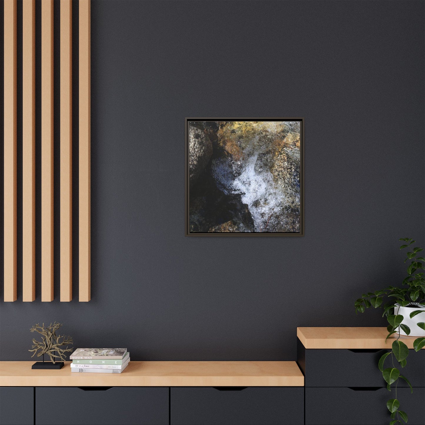 Nature's Turbulence - Unique Stretched Canvas Wall Art - Art By Earth