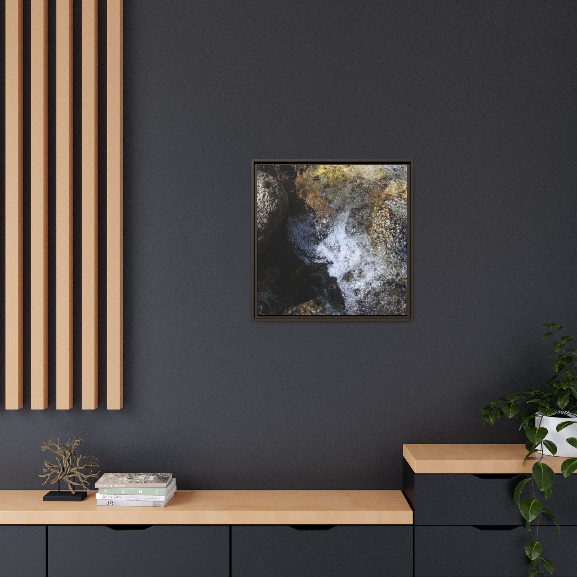 Nature's Turbulence - Unique Stretched Canvas Wall Art - Art By Earth