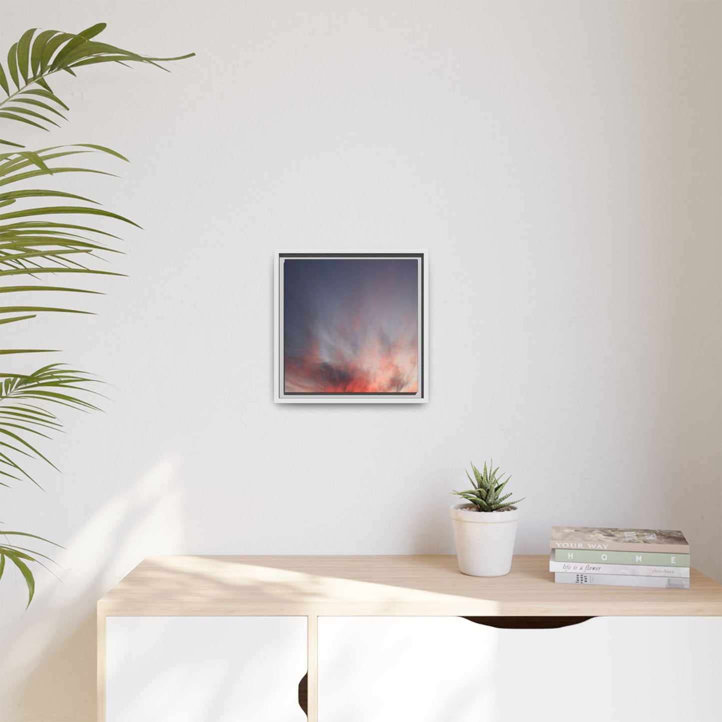 Celestial Blaze - Unique Stretched Canvas Wall Art - Art By Earth