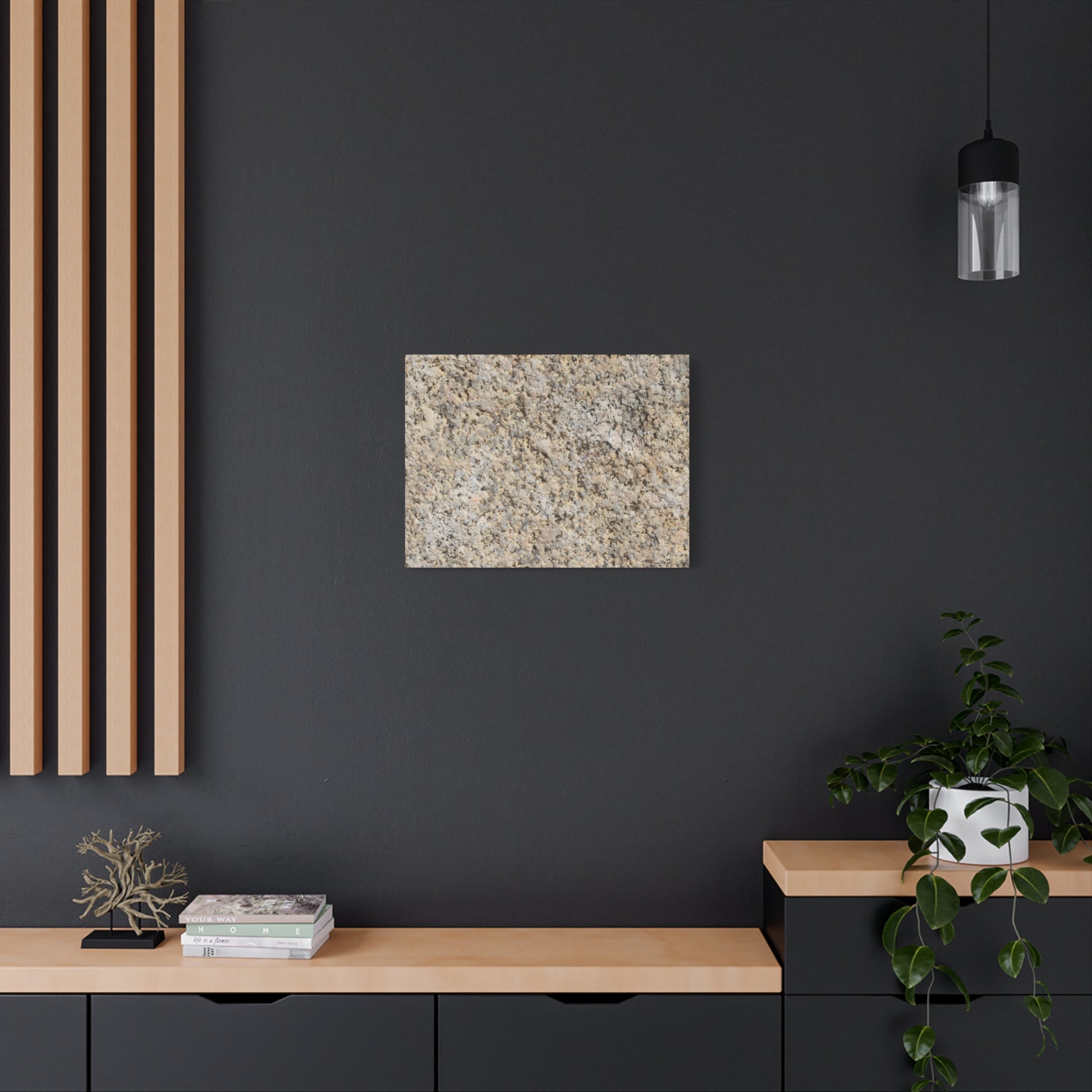 Granular Echoes - Unique Frameless Canvas Wall Art - Art By Earth