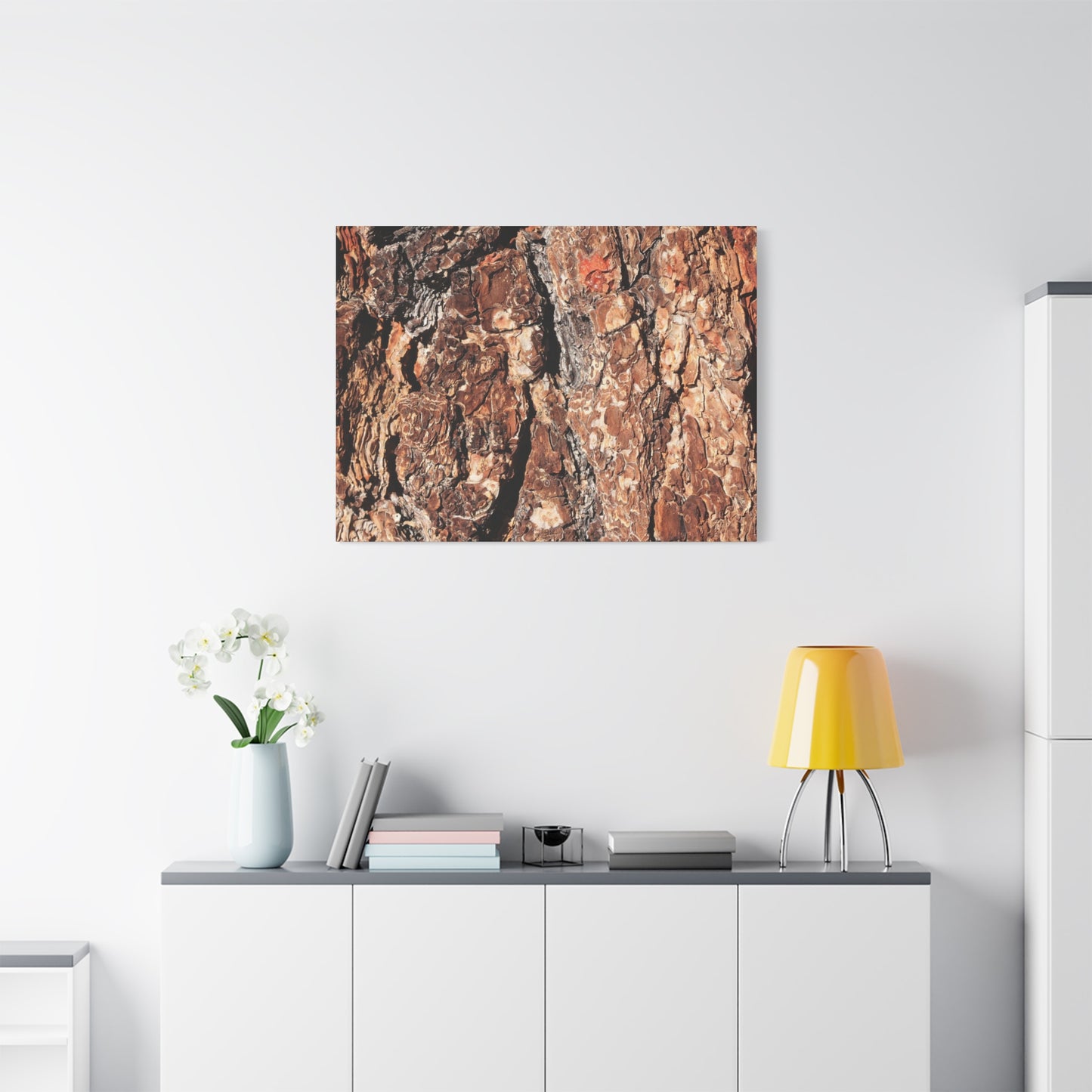 Russet Echoes - Unique Frameless Canvas Wall Art