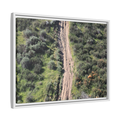 Desert Path Through Sage - Unique Stretched Canvas Wall Art - Art By Earth