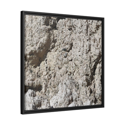 Weathered Stone Whispers - Unique Stretched Canvas Wall Art