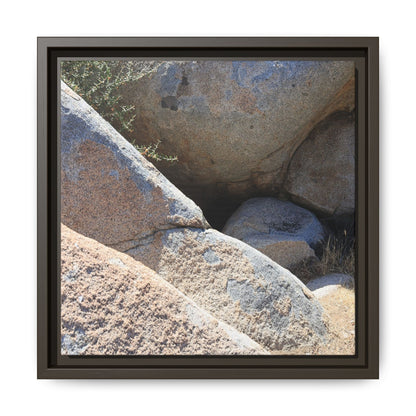 Boulder Shelter - Unique Stretched Canvas Wall Art