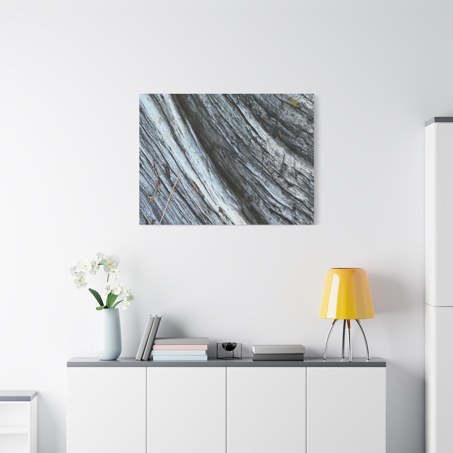 Weathered Wood Grain - Unique Frameless Canvas Wall Art - Art By Earth