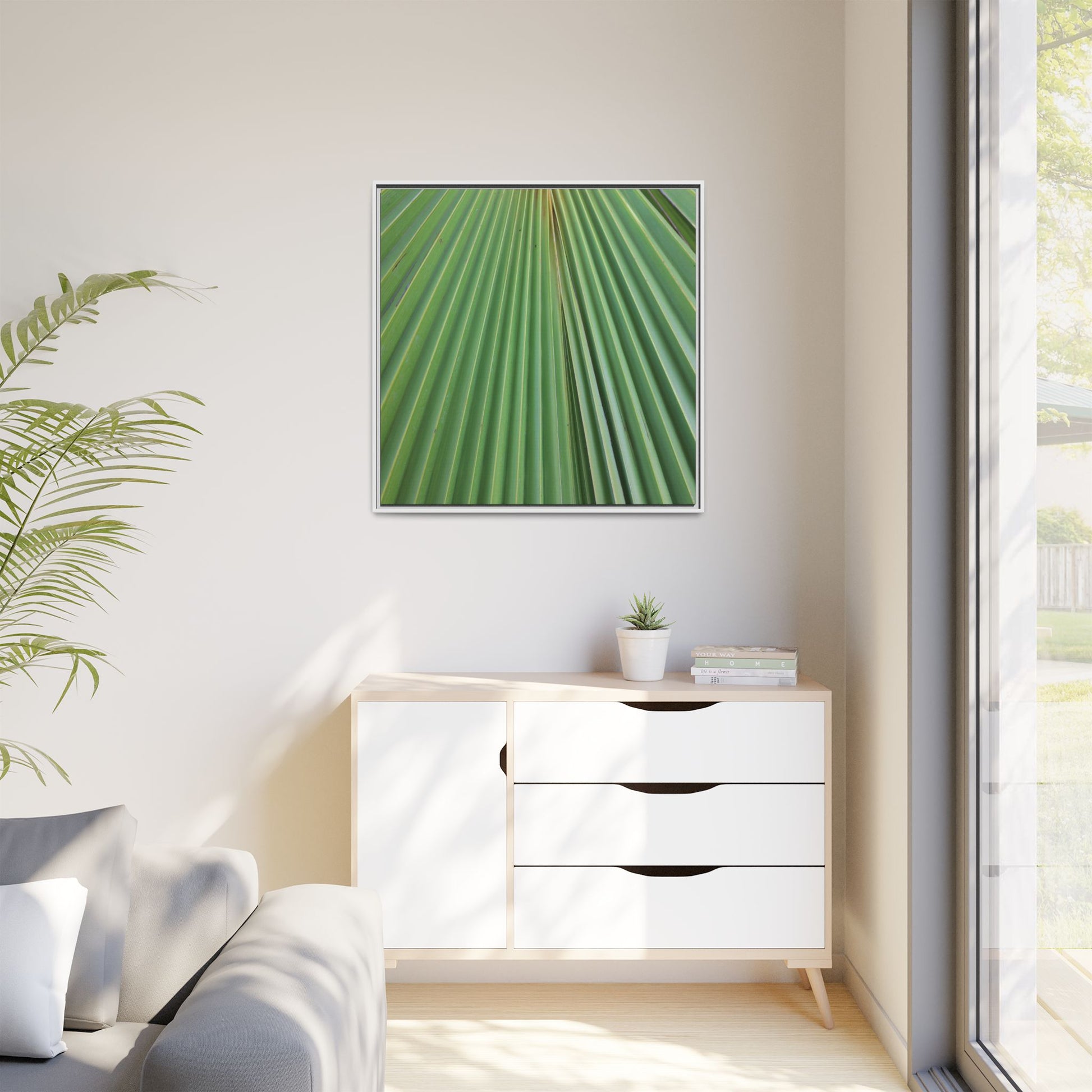 Verdant Veins - Unique Stretched Canvas Wall Art - Art By Earth