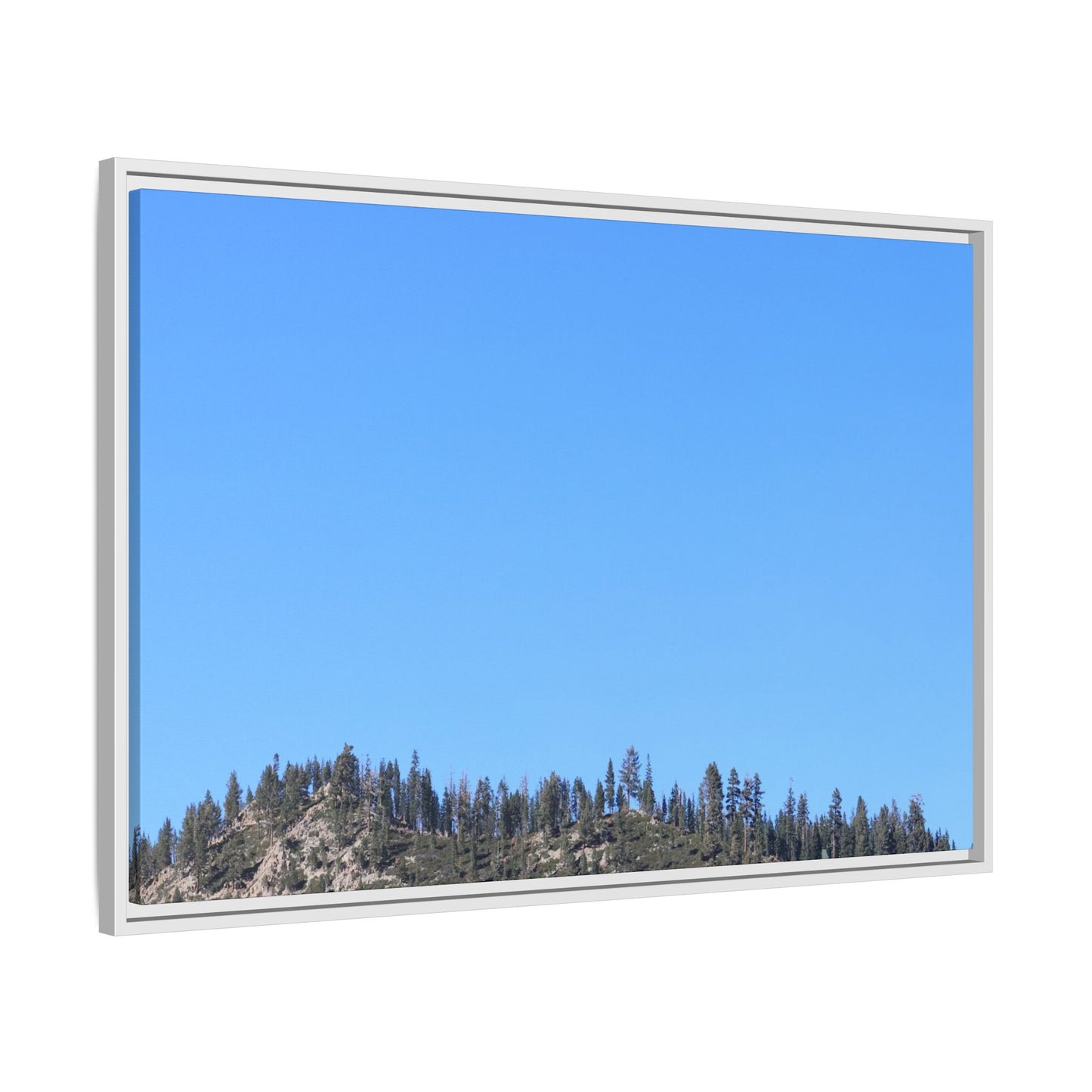 Blue Silence - Unique Stretched Canvas Wall Art