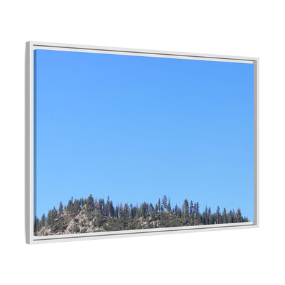 Blue Silence - Unique Stretched Canvas Wall Art