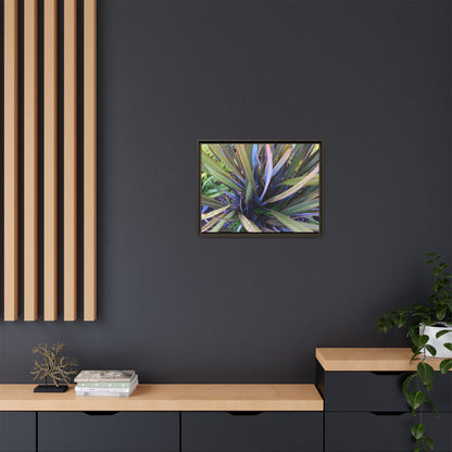Radiant Leaves - Unique Stretched Canvas Wall Art - Art By Earth