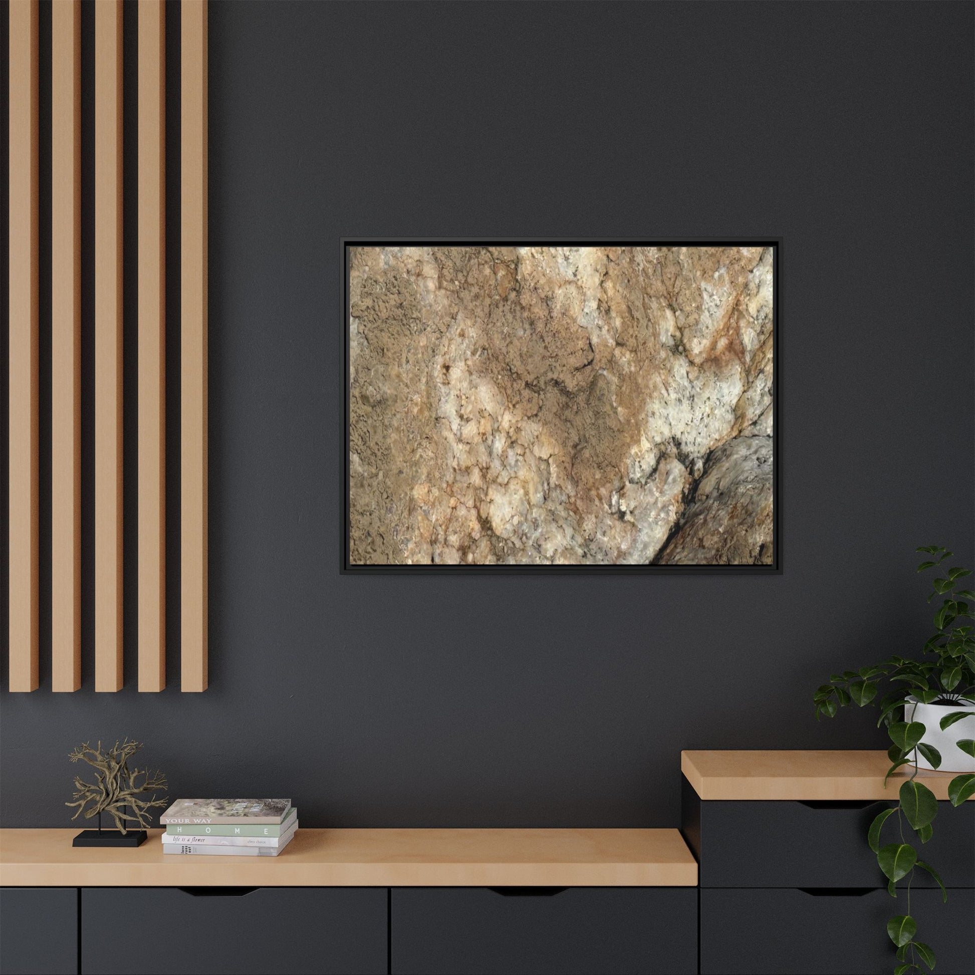 Ancient Stone Wall - Unique Stretched Canvas Wall Art - Art By Earth