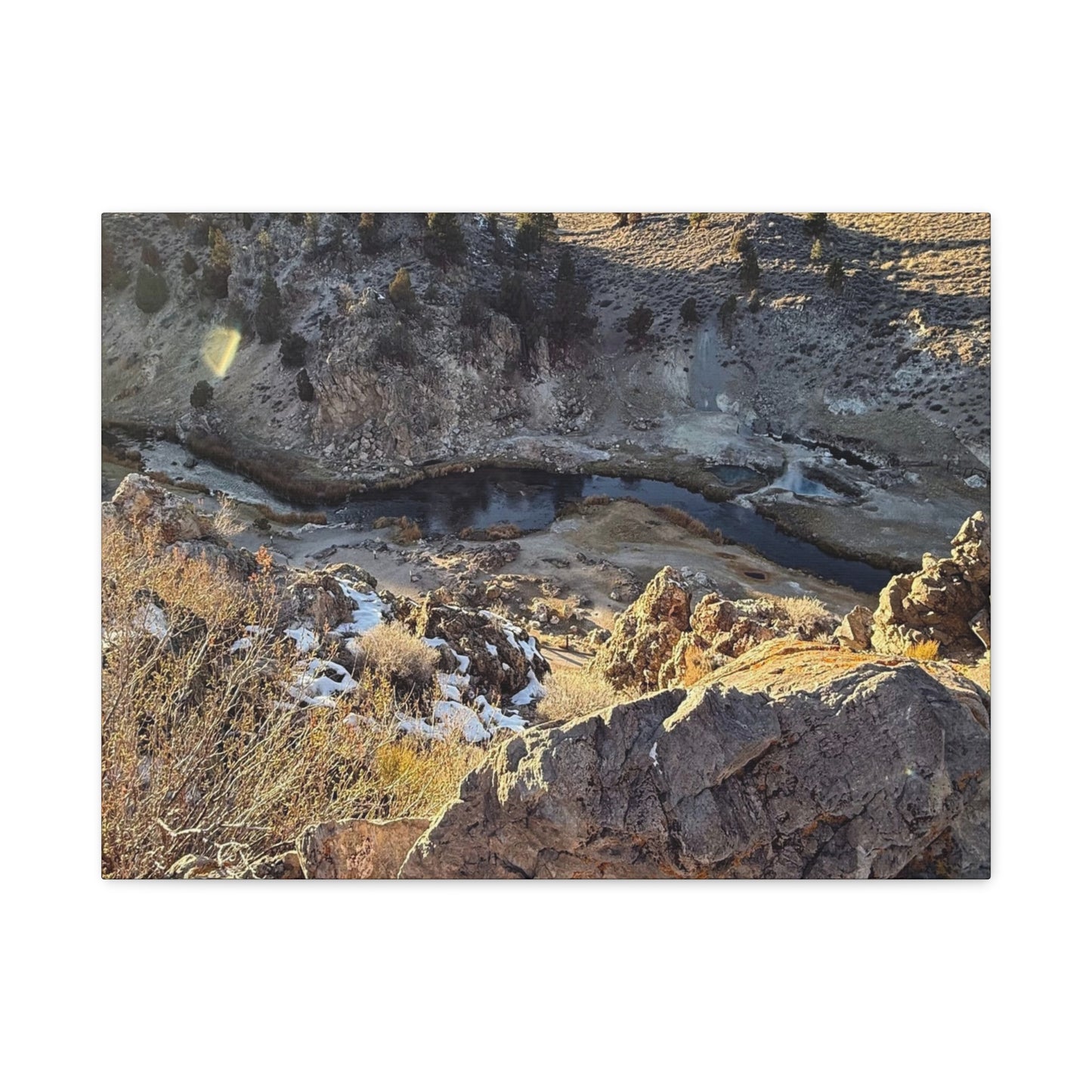 Canyon's Breath - Unique Frameless Canvas Wall Art