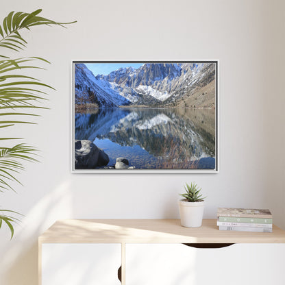 Reflections of Stillness - Unique Stretched Canvas Wall Art