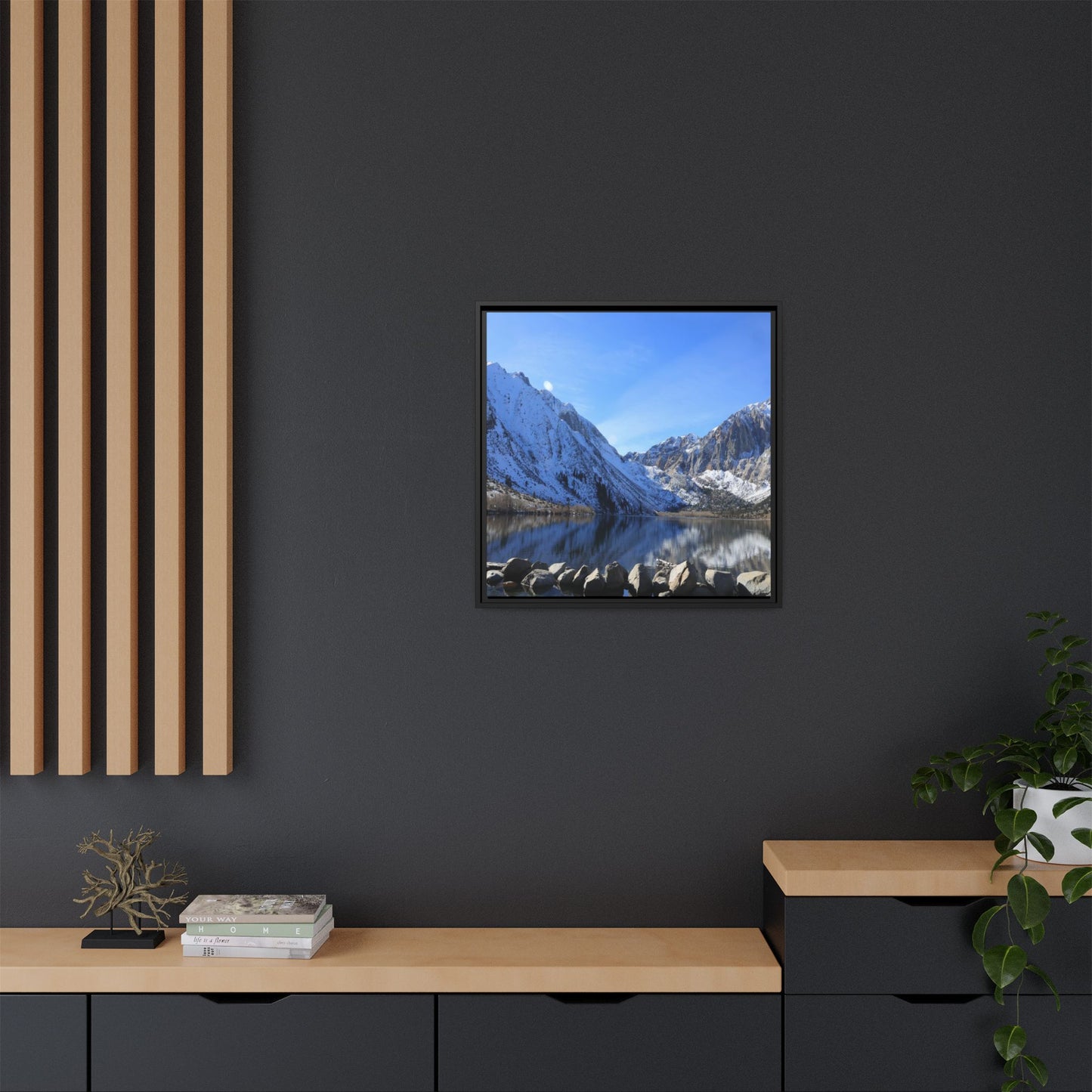 Stones of Serenity - Unique Stretched Canvas Wall Art