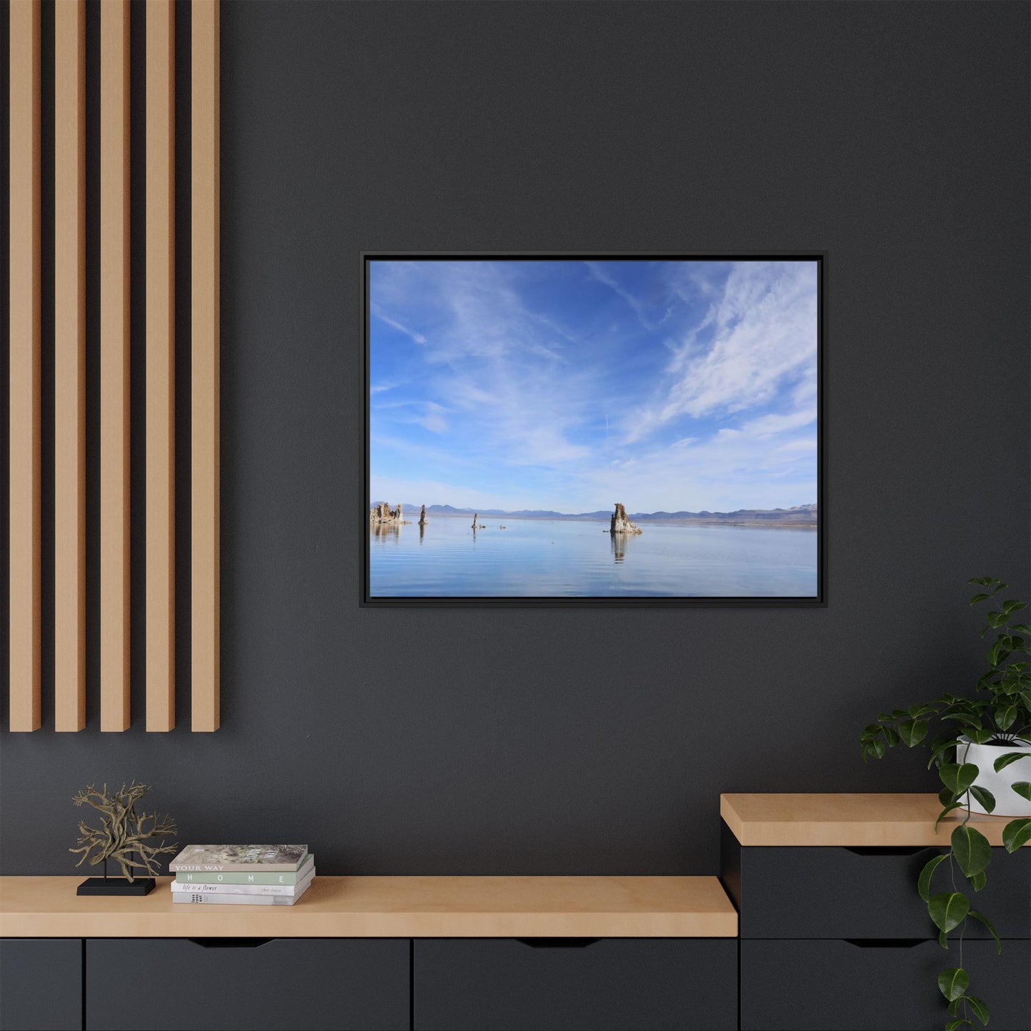 Whispers of Stillness - Unique Stretched Canvas Wall Art