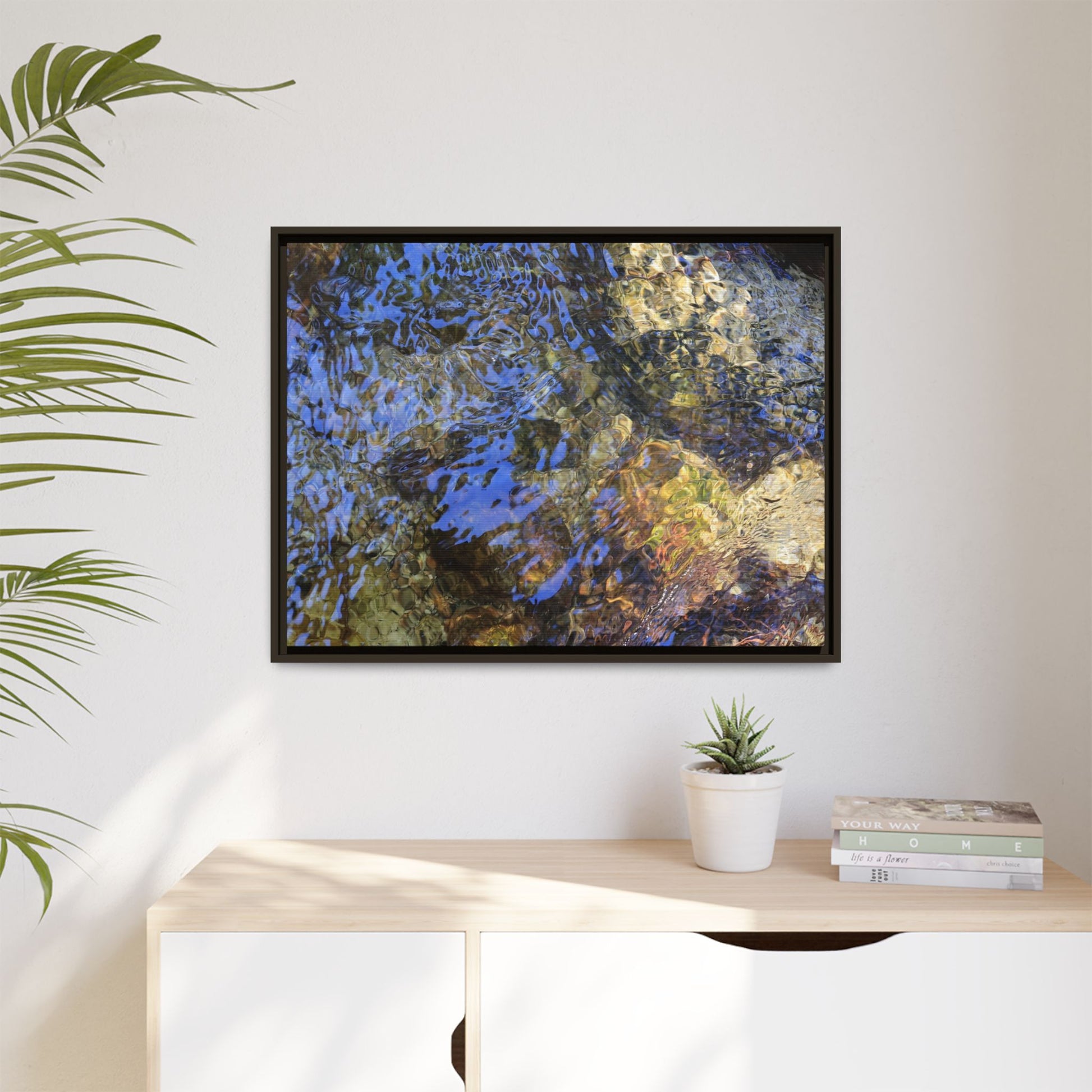 Aquatic Kaleidoscope - Unique Stretched Canvas Wall Art - Art By Earth