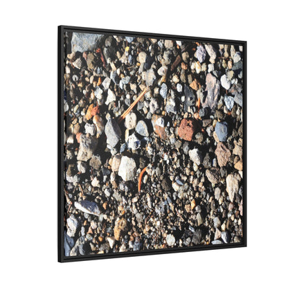 Stones and Soil - Unique Stretched Canvas Wall Art