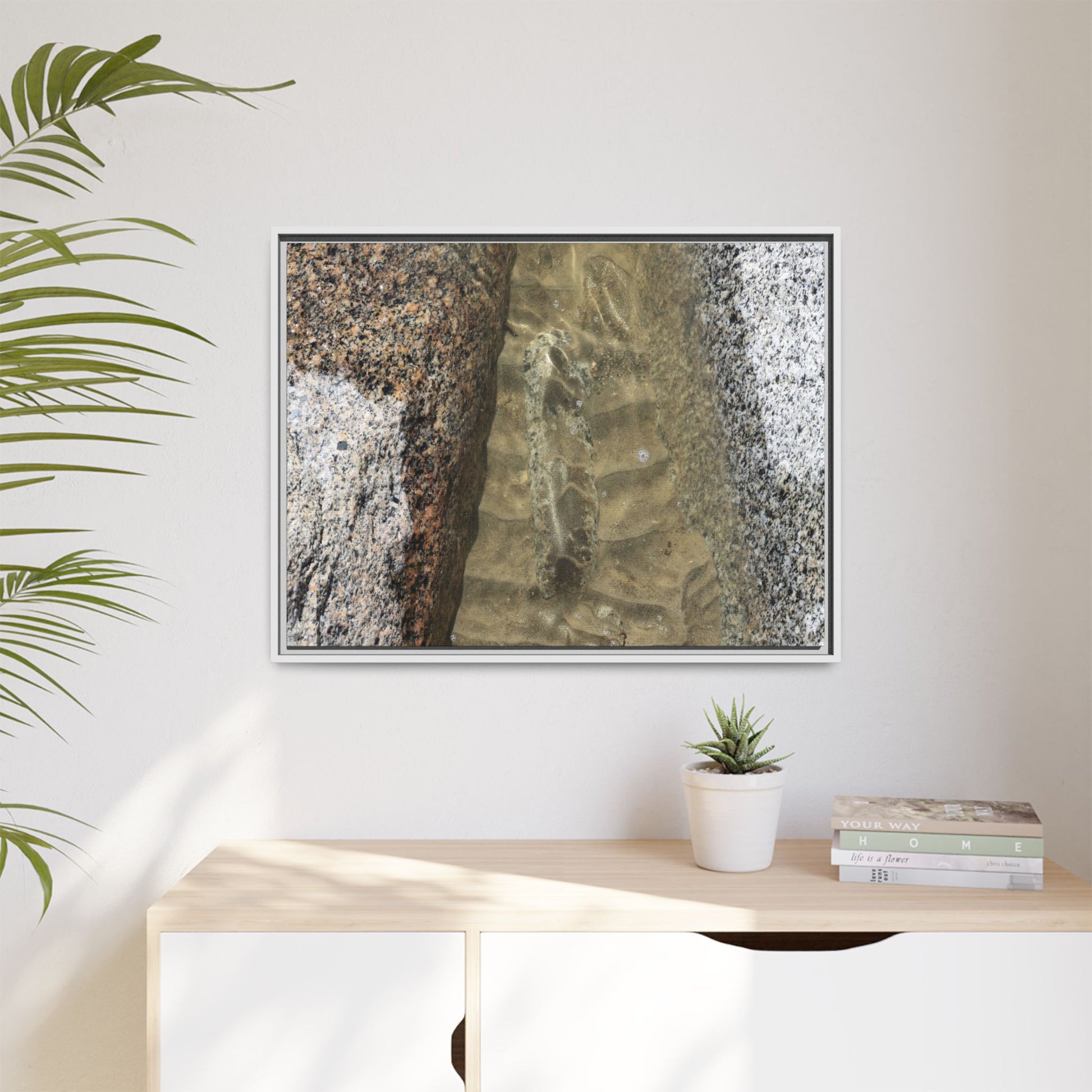 Between Concrete Walls - Unique Stretched Canvas Wall Art - Art By Earth