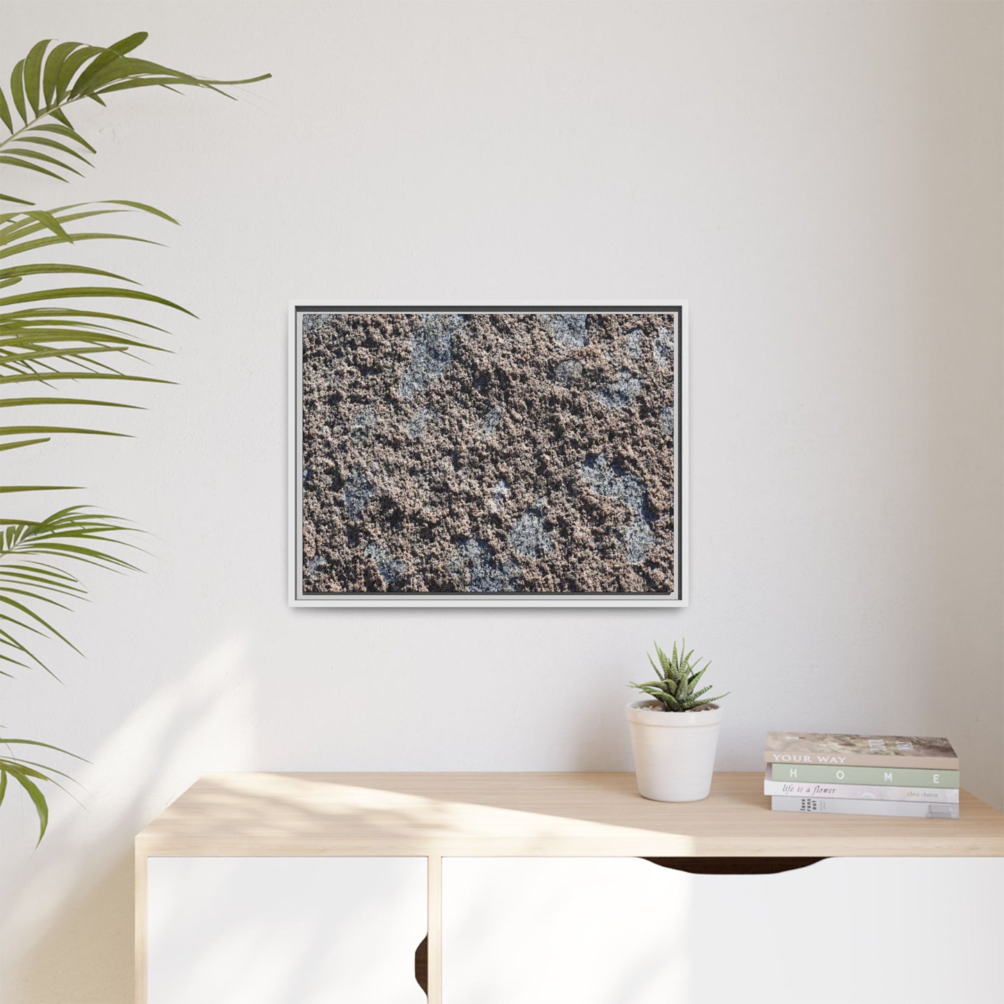 Textured Ground - Unique Stretched Canvas Wall Art