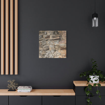Stone Memories - Unique Frameless Canvas Wall Art - Art By Earth