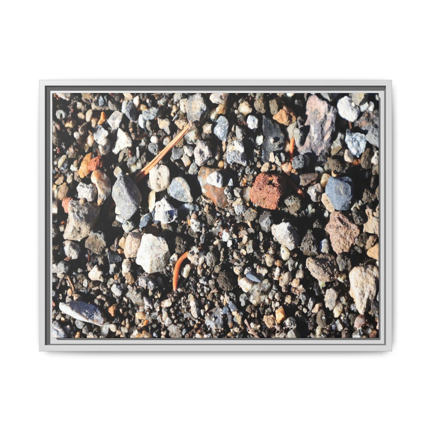 Stones and Soil - Unique Stretched Canvas Wall Art