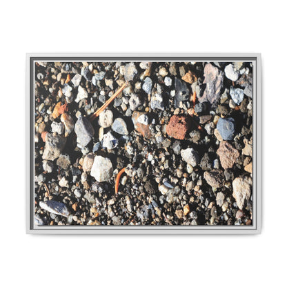 Stones and Soil - Unique Stretched Canvas Wall Art