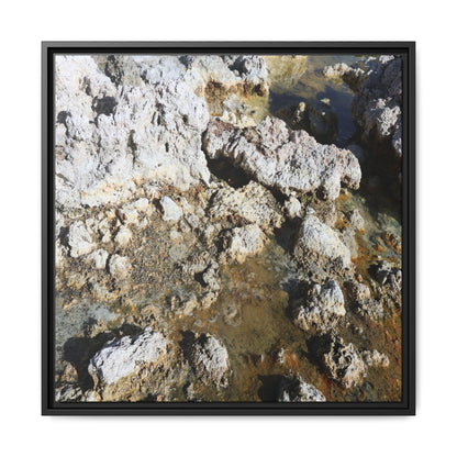 Strata of Silence - Unique Stretched Canvas Wall Art