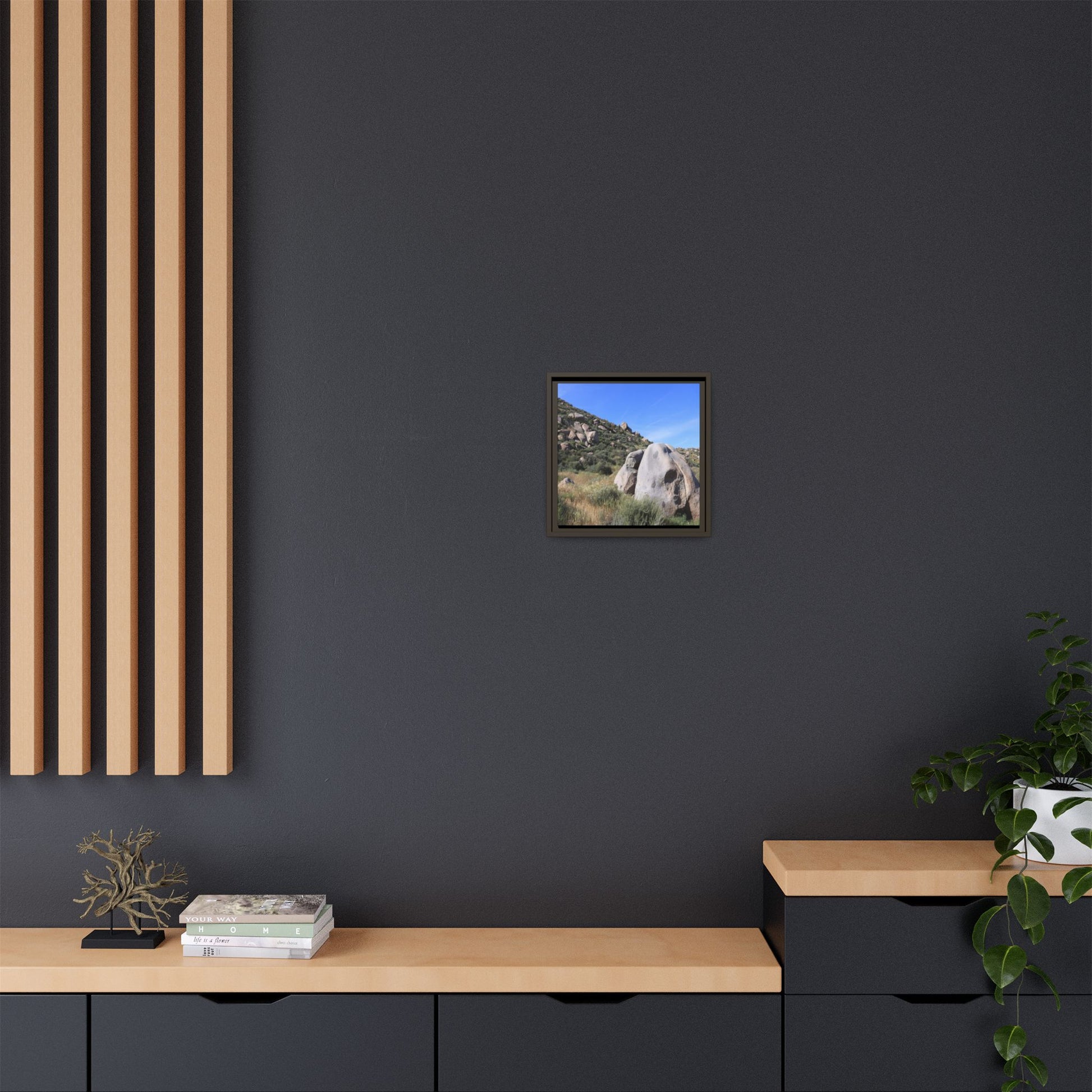 Ancient Stone Guardian - Unique Stretched Canvas Wall Art - Art By Earth