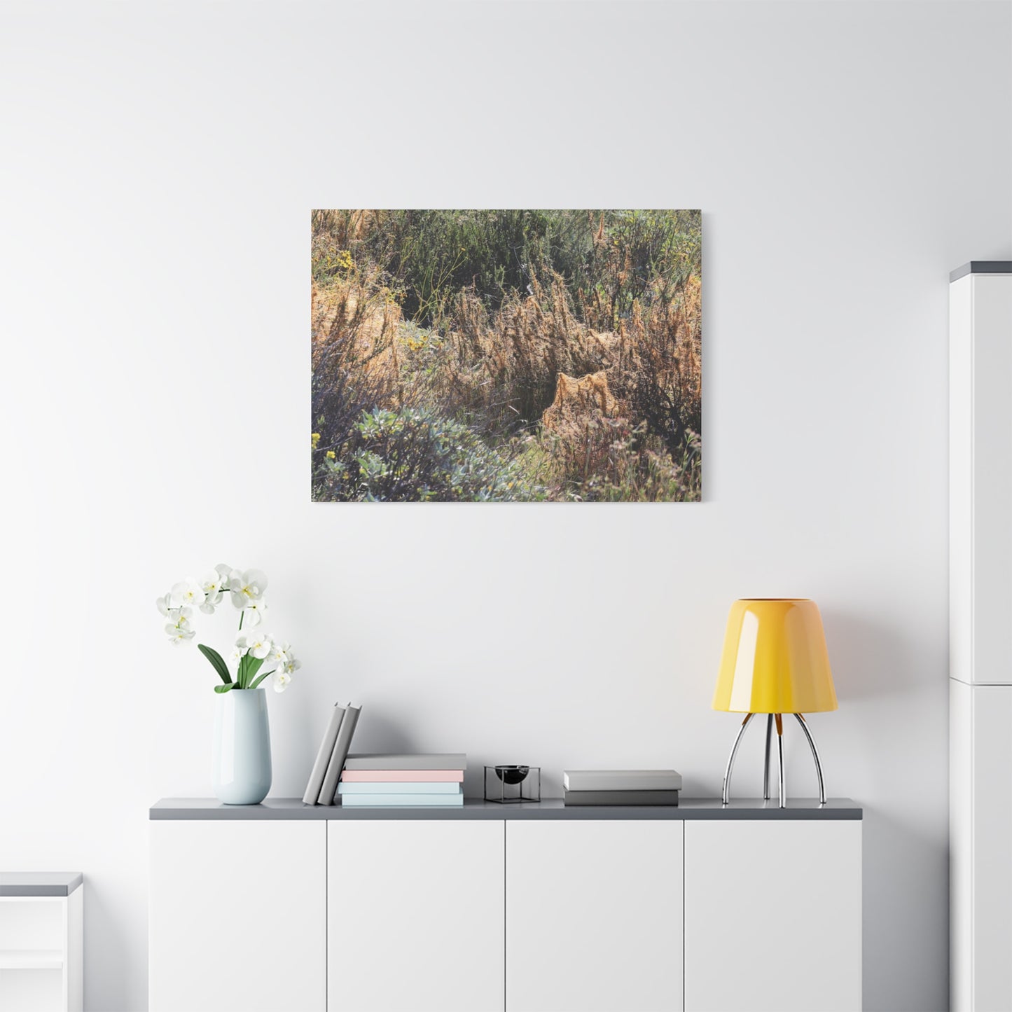Sagebrush Desert Landscape - Unique Frameless Canvas Wall Art - Art By Earth