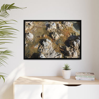 Stone Sea of Silence - Unique Stretched Canvas Wall Art