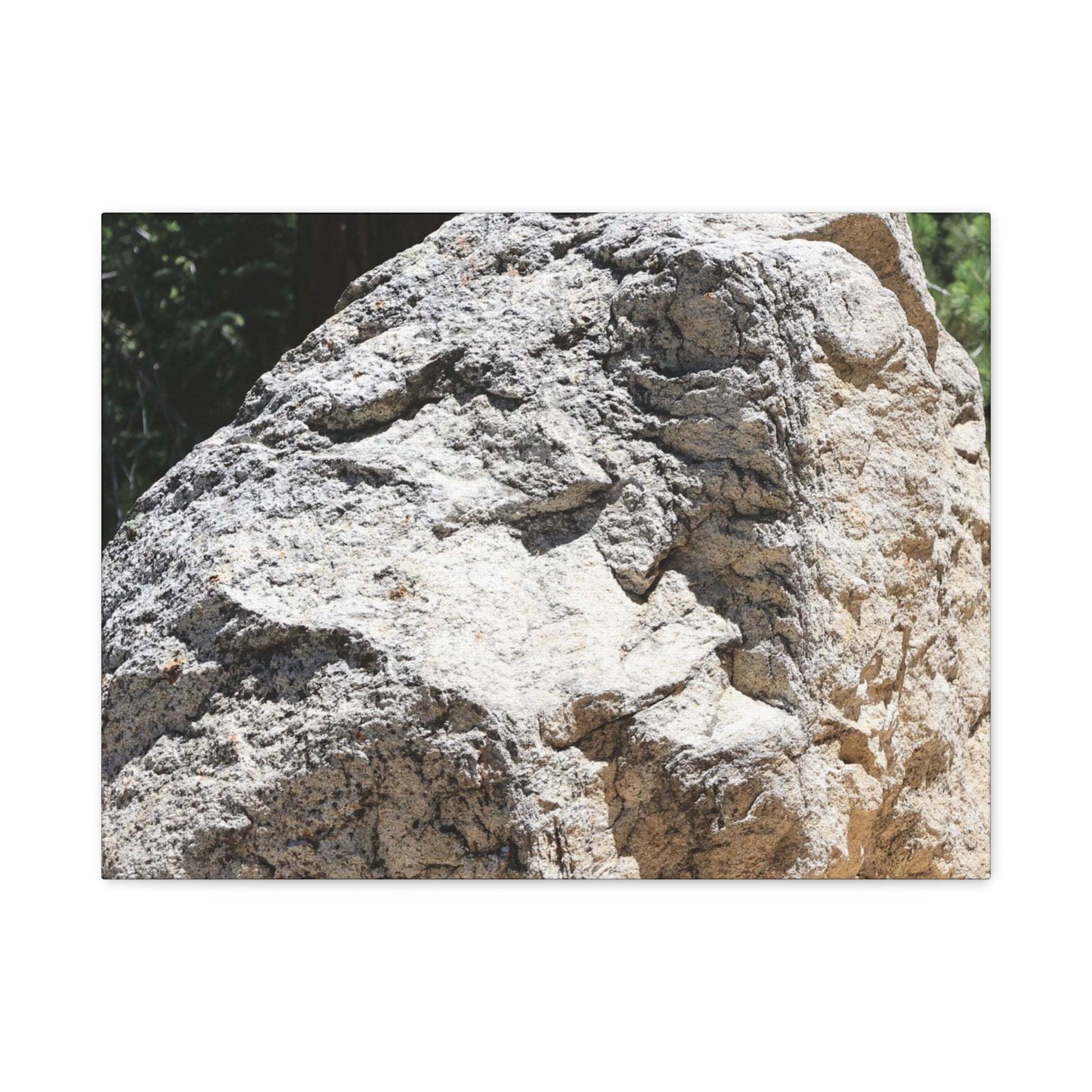 Stone of Solitude - Unique Frameless Canvas Wall Art - Art By Earth