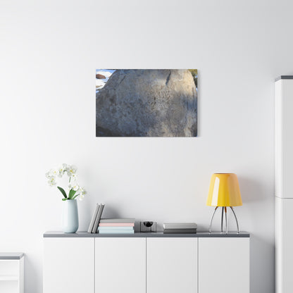 Stone of Silence - Unique Frameless Canvas Wall Art