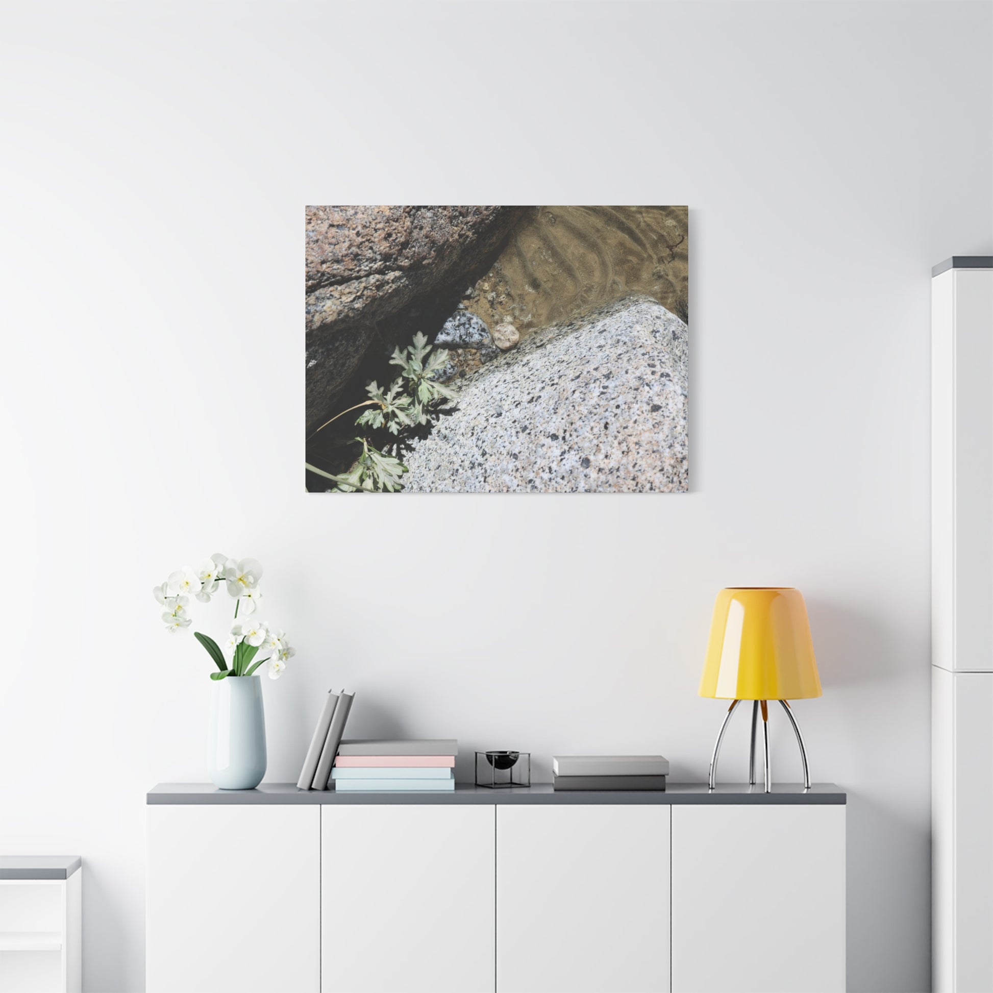 Between Stone and Sand - Unique Frameless Canvas Wall Art - Art By Earth