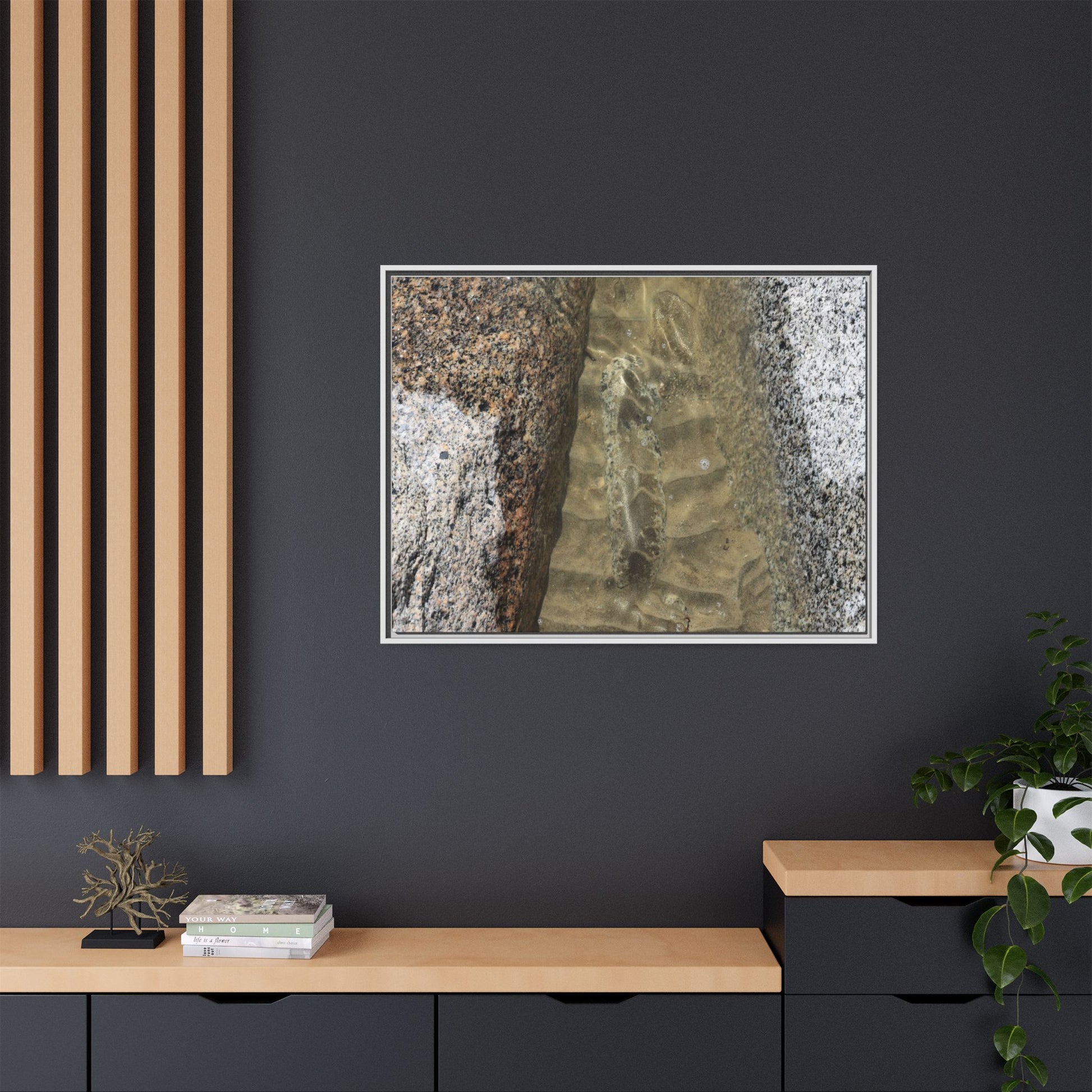 Between Concrete Walls - Unique Stretched Canvas Wall Art - Art By Earth