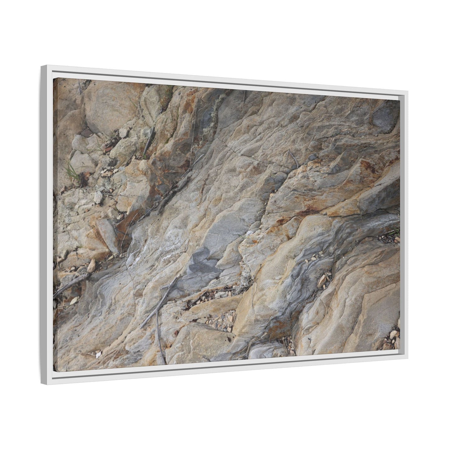 Layers of Earth's History - Unique Stretched Canvas Wall Art - Art By Earth