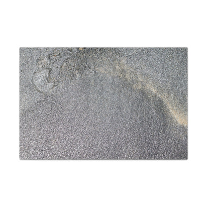 Ephemeral Whispers of Granite - Unique Frameless Canvas Wall Art - Art By Earth