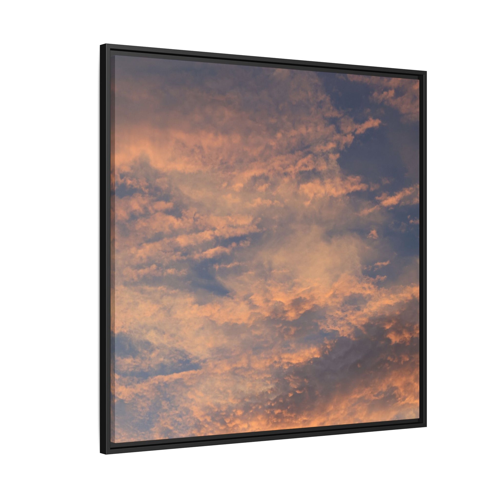 Sunset's Ethereal Canvas - Unique Stretched Canvas Wall Art - Art By Earth