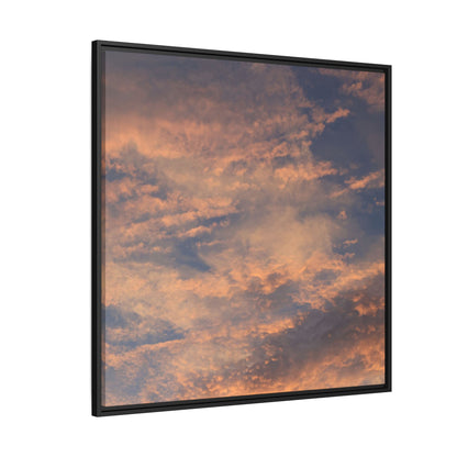 Sunset's Ethereal Canvas - Unique Stretched Canvas Wall Art - Art By Earth