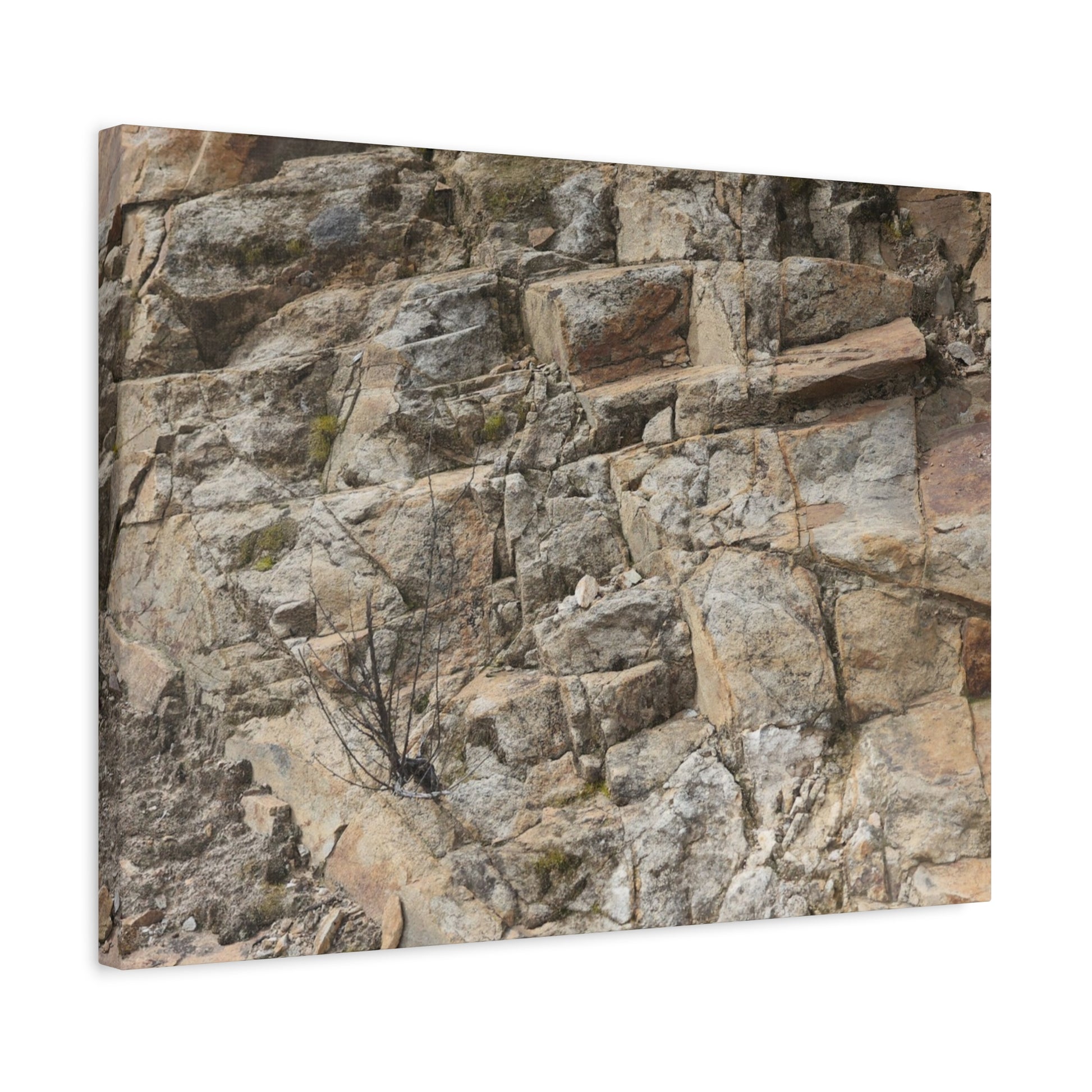 Broken Rock Canvas - Unique Frameless Canvas Wall Art - Art By Earth